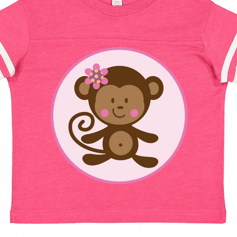 Inktastic Monkey Girl Girls Toddler T-Shirt