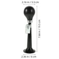 thumbnail image 2 of UPGRATOR Horn for Bike Bicycle Air Horn Black PVC Electroplated 1Pack Enhance Riding Safety, 2 of 8