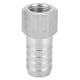 thumbnail image 3 of Conector de tubería roscado, Conector de púa BSPP 1/4 Conector de acoplamiento rápido Conector de tubería Materiales ecológicos, 3 of 9