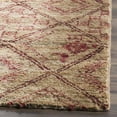 thumbnail image 3 of SAFAVIEH Bohemian Tanzil Southwestern Jute Area Rug, Natural/Red, 5' x 8', 3 of 6