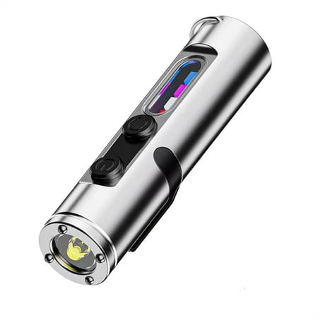 The Ultimate Everyday Micro Tool Rechargeable LED Magnetic Super Bright Flashlight With Hat Clip High Lumens Waterproof 3 Brightness Multitool - G