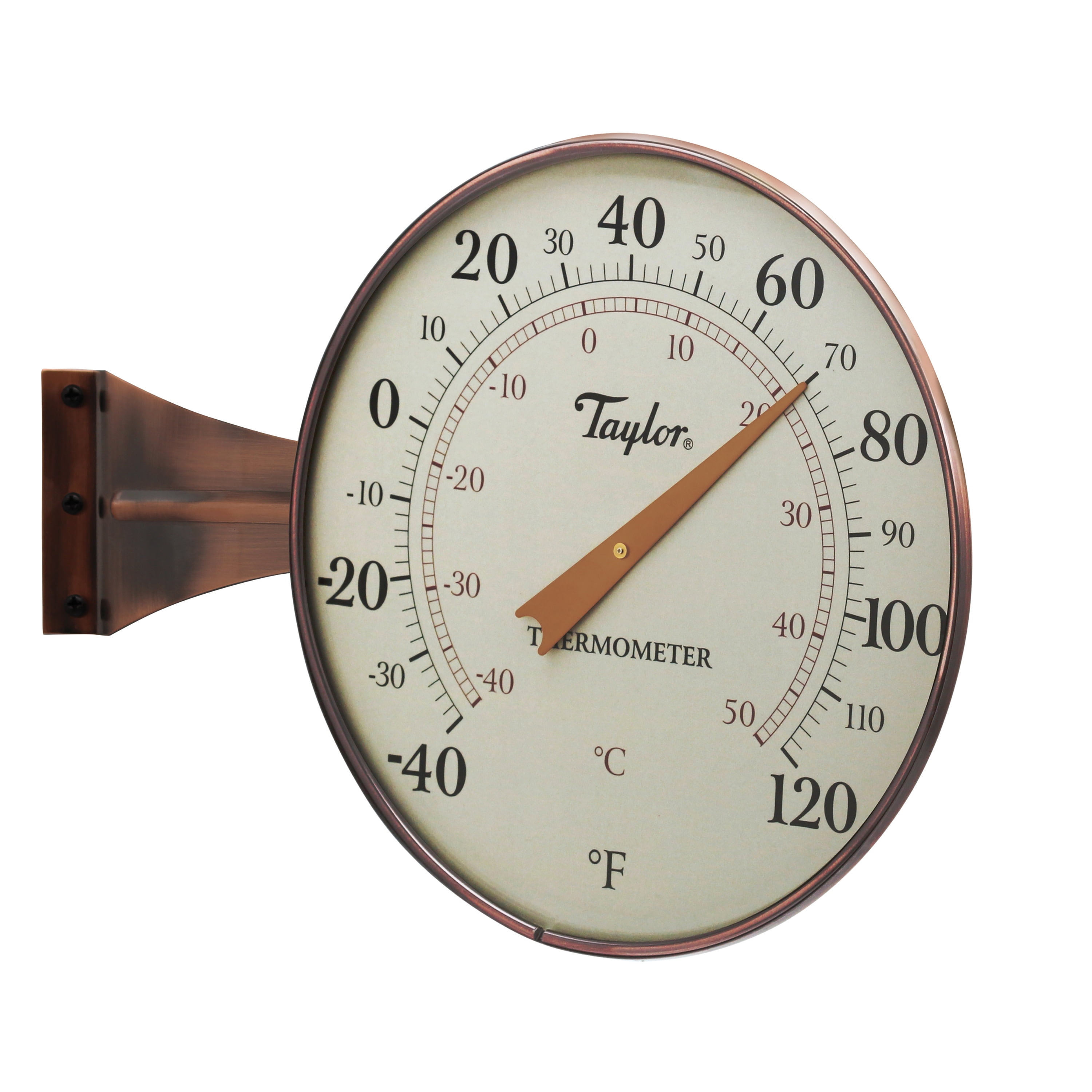 4.25-Inch Taylor Precision Products Heritage Metal Dial Thermometer 