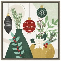 Amanti Art Deco Holiday II Framed Canvas Wall Art Print