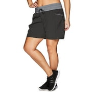RBX Active Womens Plus Size Woven Walking Short With Pockets