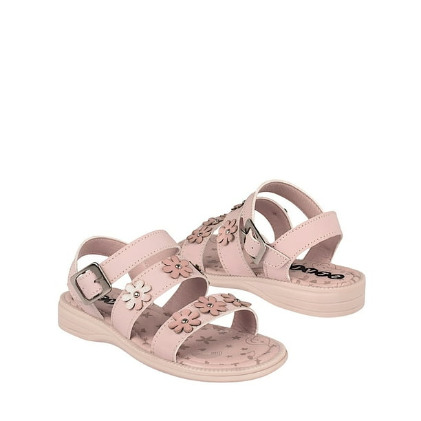 HUARACHES NIÑA STYLO 1480-3 SIMIPIEL ROSA 15-17