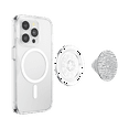 thumbnail image 3 of PopSockets MagSafe Phone Grip with Kickstand & Swappable Top - Fata Morgana Chrome, 3 of 3