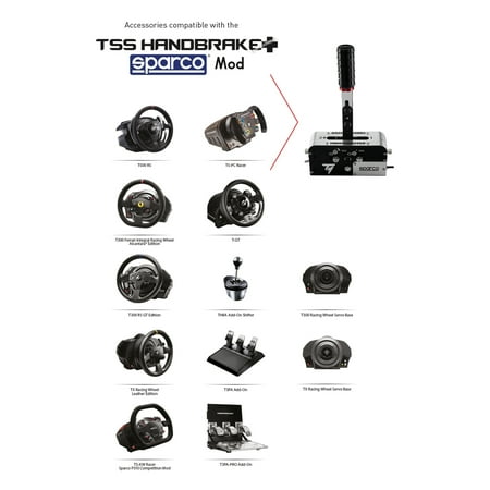 Thrustmaster TSSH Sparco Sequential Shifter & Handbrake for Console and PC