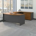 thumbnail image 2 of Scranton & Co Mobilier Bureau en U de 72 Pouces avec Piédestal en Cerisier, 2 of 7