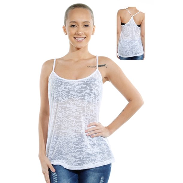 skinny spaghetti strap tank top