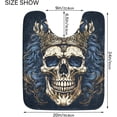 thumbnail image 6 of SKYSONIC Bathroom Rug Mats Skull with Crown Print, Fluffy Plush Absorbent Bath Rugs Carpet with Non Slip Bottom for Bathroom Floor Toilet Tub and Shower, 6 of 7