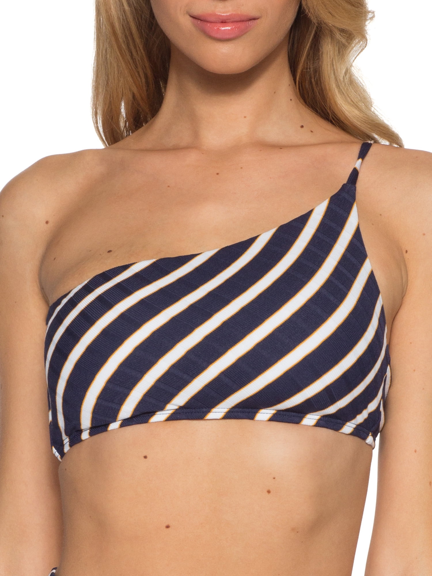 BCA BCA Women's Hamptons Asymmetrical Swimsuit Bikini Top Walmart