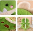 thumbnail image 4 of Ohmyroo 12-Inch Q-Version Dinosaur Plush Toy Soft Animal Cushion for Sofa and Home Interior Decor Green, 4 of 7