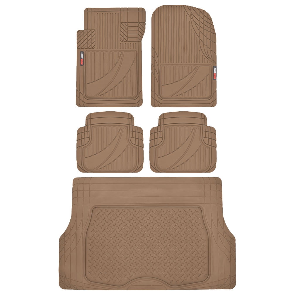 Motor Trend FlexTough Advanced Performance Liners 5pc HD Rubber Floor