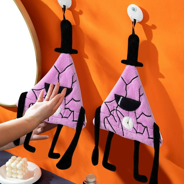 ABPWLY Halloween Monsters Wipe Hand Towel Hanging Fleece Thickened Kitchen Wipe Hand Cloth Absorbent Fast Drying Children's Hand Gift Clearance Home Organization Canada Days Gifts Kitchen