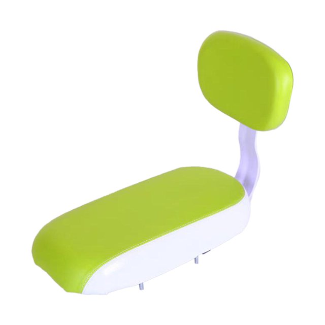 Cojín para asiento trasero de bicicleta Asiento trasero de bicicleta con respaldo Asiento de bicicleta para niños de repuesto fácil de instalar para