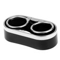thumbnail image 1 of Accesorio de Cristal Colorido Del Portavasos Del Portavasos Dual para La Pieza de Automóvil Universal Del Coche Negro Soledad Portavasos para coches, 1 of 9