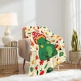 thumbnail image 3 of Yibo Sunflower to My Daughter Blanket Flannel Soft and Comfortable Anti-static Bed Sofa Blanket, 3 of 9