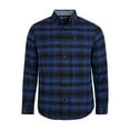 thumbnail image 7 of Chaps Men's and Big Men's Comfort Stretch Flannel Shirt, Sizes S-2XL, 7 of 7