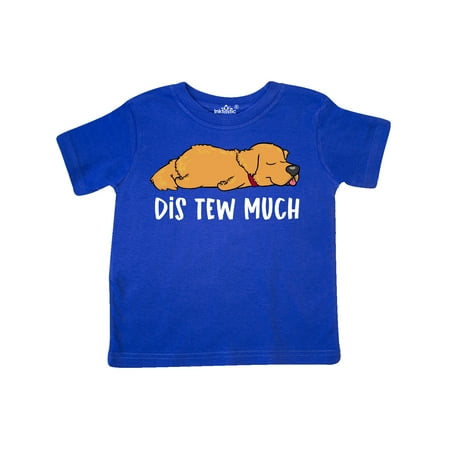 

Inktastic Napping Dis Tew Much Long-haired Retriever Gift Toddler Boy or Toddler Girl T-Shirt
