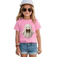 thumbnail image 4 of Staki Halloween Outfits for Toddler Girls Halloween Shirts for Kids Toddler Cotton Tshirt Clothes(Pink,3-4 Years), 4 of 5