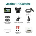 thumbnail image 7 of Wireless HD AHD 1920x1080P 5 Inch 2 Channels Car Video Parking Monitor With Wireless Transmitter Front Rear View AHD Camera ,Easy to Install, 7 of 7
