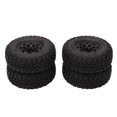 thumbnail image 2 of RC Rubber Tires, S Type Pattern RC Hub Wheel Tires Wear Resistant 1.9 Inch Easy To Install  For RC Cars, 2 of 8
