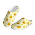 thumbnail image 2 of Lsque Ducky Cartoon Pattern Womens Comfort Cotton on Scuff With Memory Foam and Anti-skid Sole Slipper-42/43, 2 of 7
