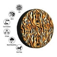 thumbnail image 4 of Naloa Zebra PVC Leather Spare Tire Wheel Cover for Car Truck SUV Camper Trailer Universal Fit many size17 inch, 4 of 6