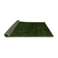 thumbnail image 2 of Ahgly Company Indoor Round Abstract Green Modern Area Rugs, 6' Round, 2 of 4