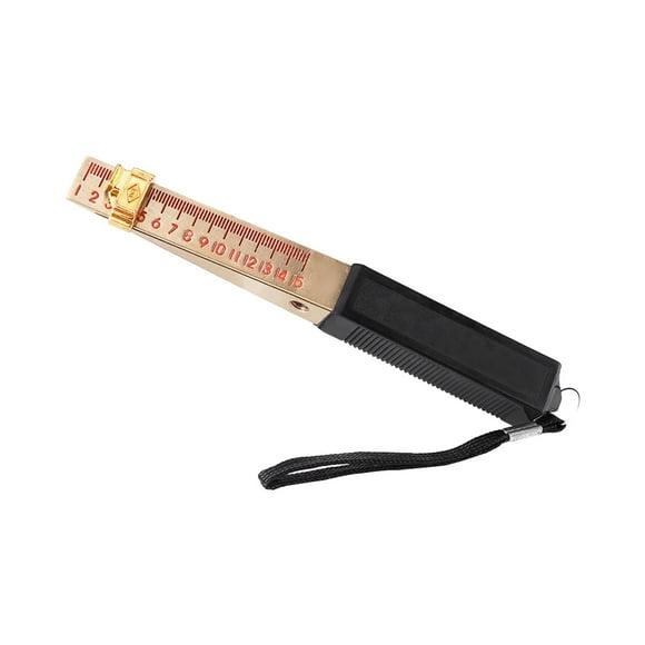 Feeler Gauge Vernier Feeler Gauge Wedge shaped Vernier Feeler Gauge 1-15mm House Engineering Inspection Flatness Measuring Tool ,Easy Identification