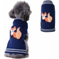 thumbnail image 1 of Suéter navideño para perros con estampado de dibujos animados (zorro (S)) -, 1 of 3