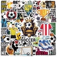 thumbnail image 1 of Stickers de fútbol zhaoweipro 50 piezas de vinilo impermeable, 1 of 6