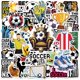 thumbnail image 1 of Stickers de fútbol zhaoweipro 50 piezas de vinilo impermeable, 1 of 6