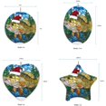 thumbnail image 5 of Catfish Stained Glass Ornaments, Catfish Ornament,Catfish Christmas Tree Ornament, Catfish Xmas Decorations rT3o8B, 5 of 5