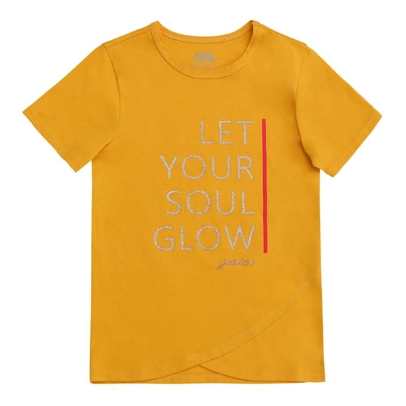 Playera Justice Talla 4 Amarillo