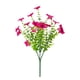 thumbnail image 1 of Happy Halloween 18 Bundles Artificial Flowers Plants With 7 Flexible Stems 14inch UV Resistant Faux Outdoor Plastic Plants, 1 of 2