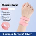 thumbnail image 4 of Toudaret Wrist Wrap Compression Wrist Brace Protector with Fastener Tape Adjustable Breathable Friendly to Skin Injury Wrist Support Strap, 4 of 8