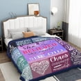 thumbnail image 4 of LHSHID Gifts for Nurse Graduation Appreciation Blanket Flannel Soft and Comfortable Anti static Bed Sofa Blanket 60x80in, 4 of 5