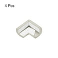 thumbnail image 3 of Unique Bargains Corner Guards Edge Protectors, 4Pack Foam Safety Bumper L Shape, 55mm/2.16'(L) , Gray, 3 of 5