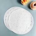 thumbnail image 3 of 10 Inches Bamboo Steamer Liner, 50 PCS Round Air Fryer Parchment Paper with Holes for Air Fryer, White Non-Stick Steamer Liners$$Home Decor, Kitchen, & Other, 3 of 6