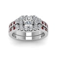 thumbnail image 2 of Awdenio Luxury Shiny Jewelry Full Diamond Rings Wedding Bridal Rings Promise Rings, 2 of 2
