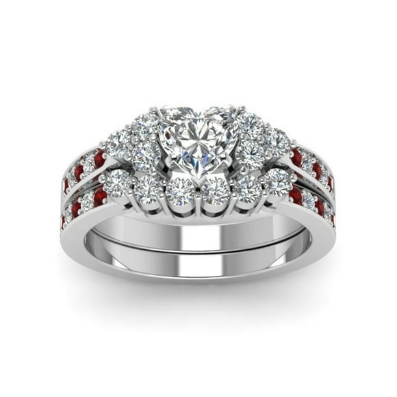 EGNMCR Luxury Shiny Jewelry Full Diamond Rings Wedding Bridal Rings Promise Rings women's Ring