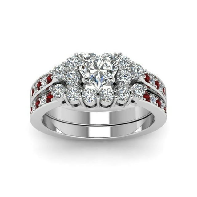 Awdenio Luxury Shiny Jewelry Full Diamond Rings Wedding Bridal Rings Promise Rings