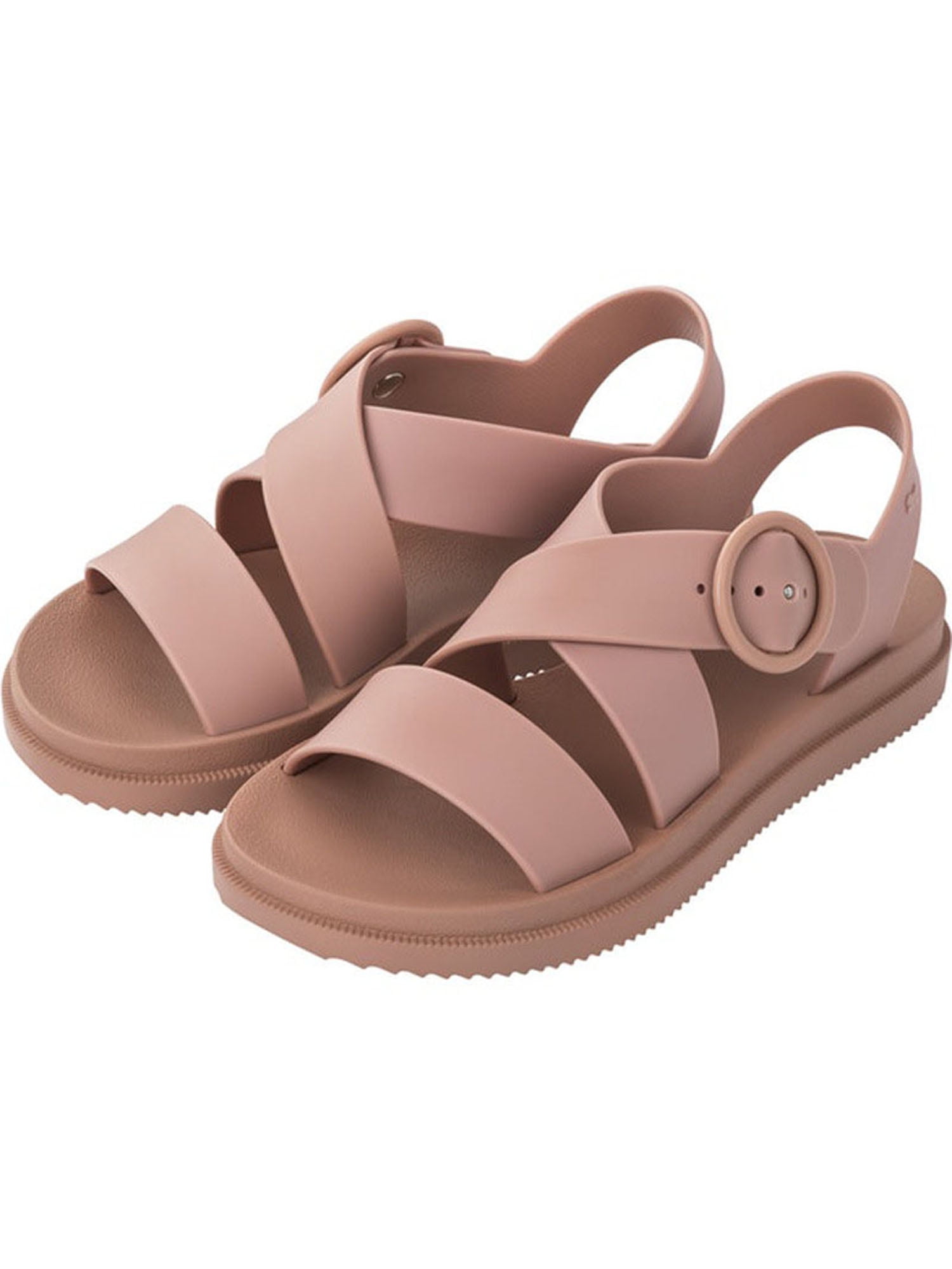 rubber flat sandals