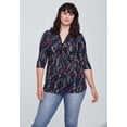 thumbnail image 7 of Ellos Women's Twisted Knot-Front Tunic Tunic, 7 of 7