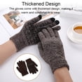 thumbnail image 3 of Sonducket Guantes de punto Invierno Mujer Hombre Calentamiento de manos Cubierta Accesorio de ropa Pantalla táctil Punto Guante de dedos completos Tipo 1 guantes y mitones tipo 8 Sonducket AP010237-08, 3 of 6