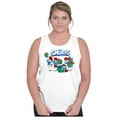 thumbnail image 3 of The Smurfs Christmas Holiday Presents Tank Top T Shirts Men Women Brisco Brands S, 3 of 6
