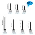 thumbnail image 2 of 220 Pieces Self-Tapping Wood Screws, Black Cross Flat Head Self-Drilling Screws, Furniture Drywall Metal Screws - M3.5*(16/20/25/30/35/40/50)mm, 2 of 4