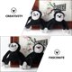 thumbnail image 5 of GOOHOCHY 2 llaveros de gorila para niñas, colgante de gorila kawaii, bolso, mochila, colgante de peluche, 5 of 7