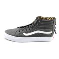 thumbnail image 2 of Vans Sk8-Hi Slim Zip Leather Black / Leopard High-Top Skateboarding Shoe - 10.5M 9M, 2 of 5